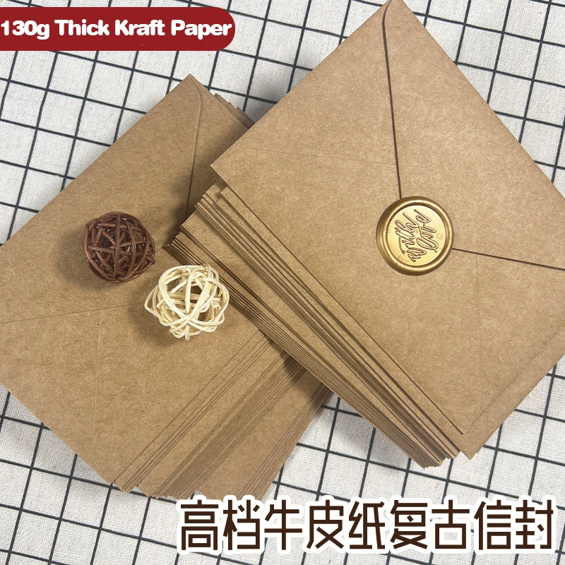 Wedding Supply Business - 50pcs Kraft Brown Paper Envelopes 108x158mm