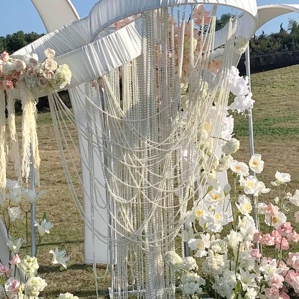 Handmade Pearl Bead Garland Fo - Wedding Supply In Bulk recension och pris