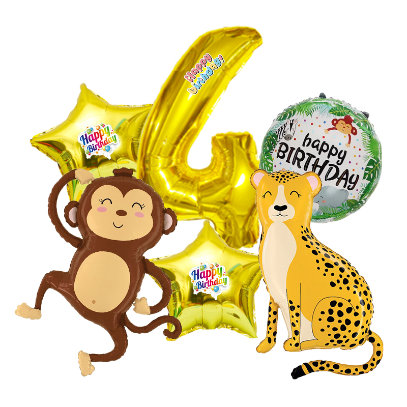 Monkey Leopard Zoo Numbers 0-9 - Wedding Zoo recension och pris