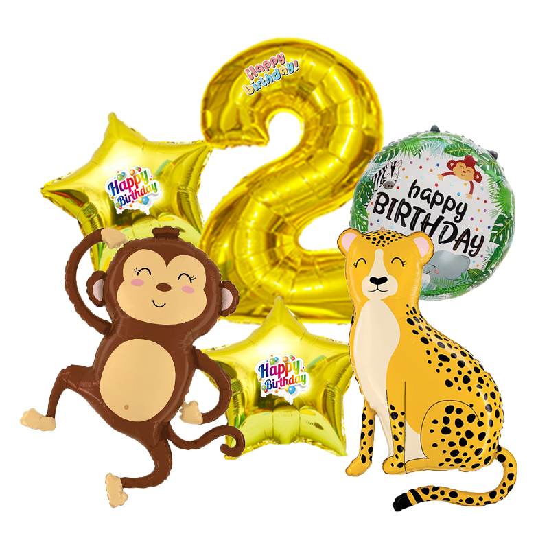 Monkey Leopard Zoo Numbers 0-9 - Wedding Zoo recension och pris