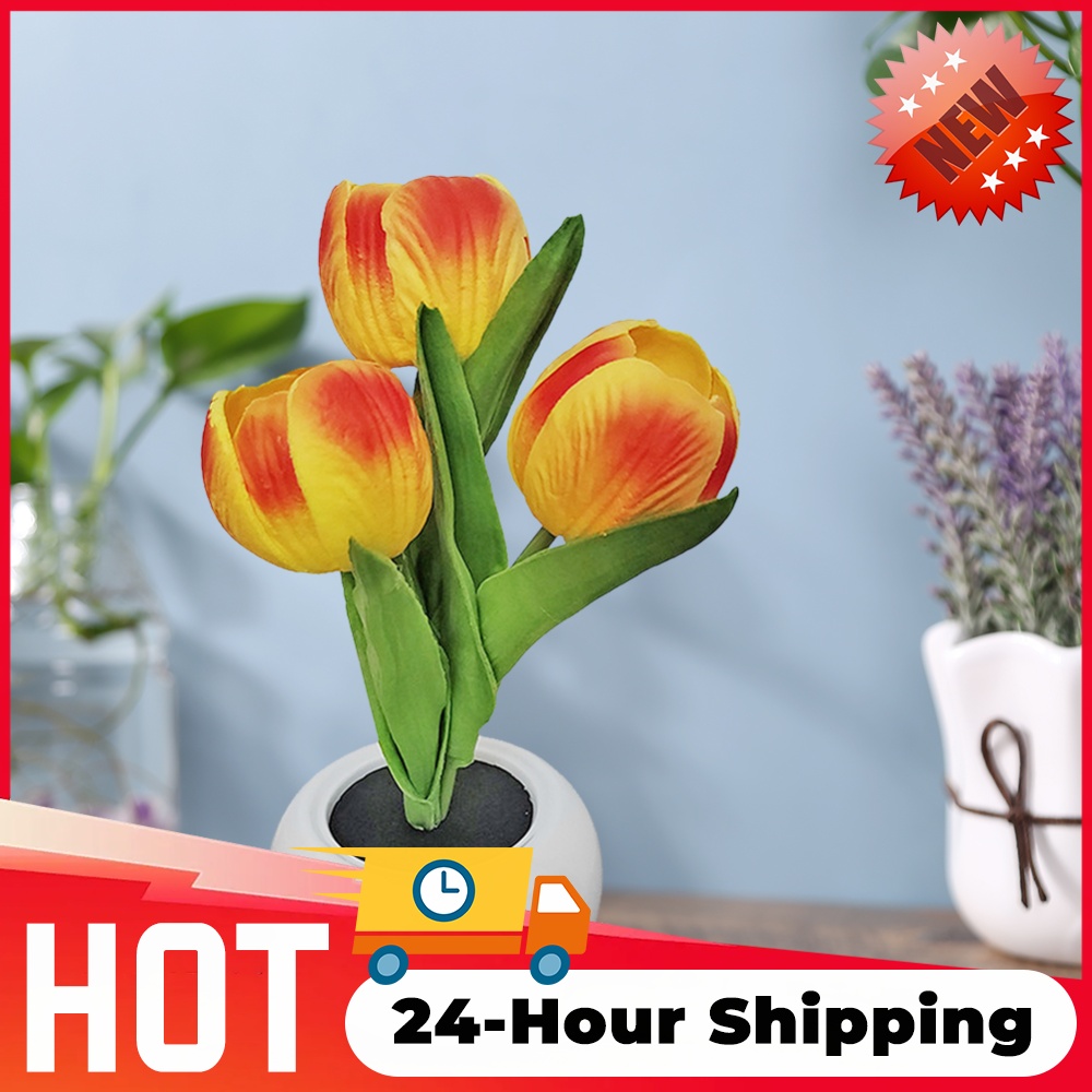 LED Tulip Lamp Night Romantic  - Wedding Led recension och pris