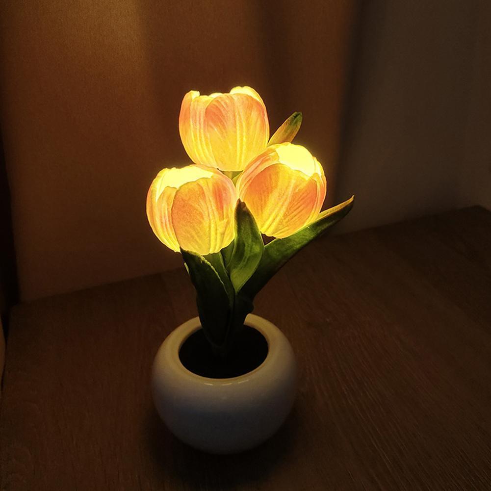 LED Tulip Lamp Night Romantic  - Wedding Led recension och pris