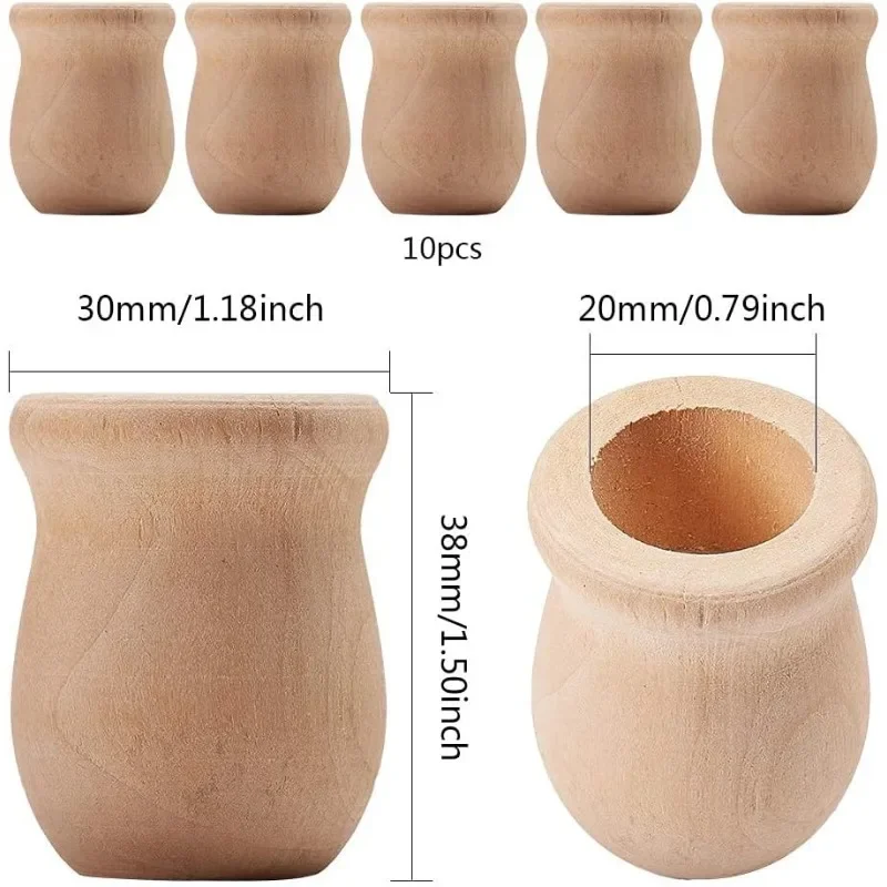 10 pcs 1.5 Inch 10pcs Unfinish - Flower Girl Basket recension och pris