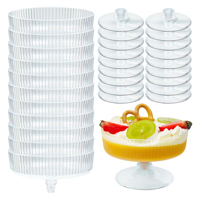 ** 10Pcs Plastic Martini Glass - Champagne Tower Set recension och pris