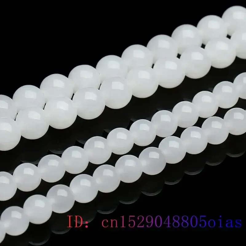 White Jade Beaded Necklace Bea - Wedding Yes recension och pris