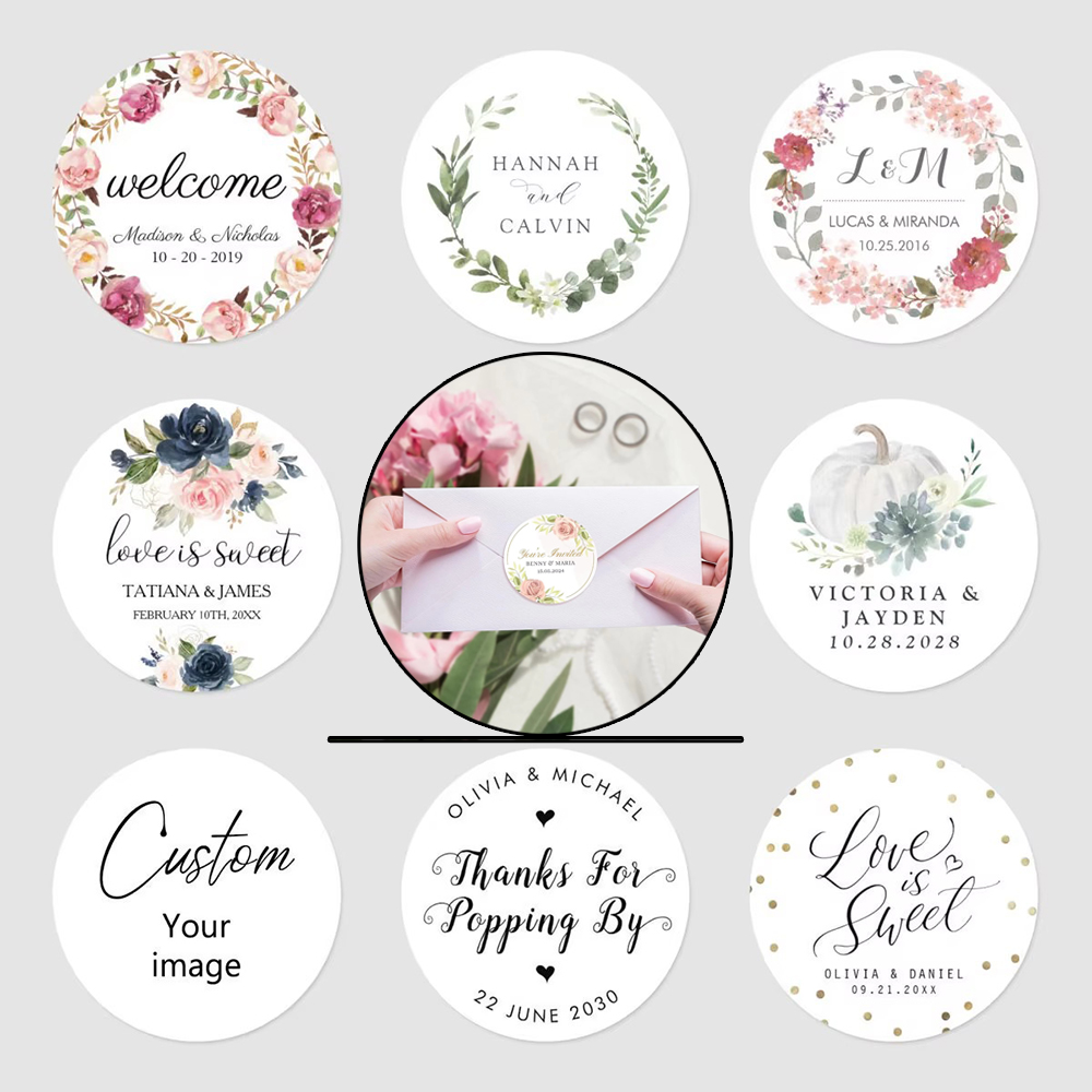 Customized Stickers for Weddin - Wedding Supply In Bulk recension och pris