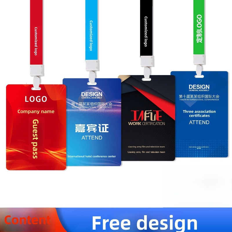 Custom Employee ID Badge, Doub - Wedding Solution recension och pris