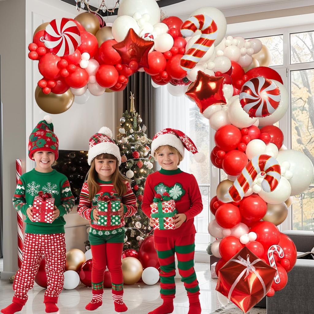 139PCS Christmas Balloon Arch  - Wedding Balloon Arch recension och pris