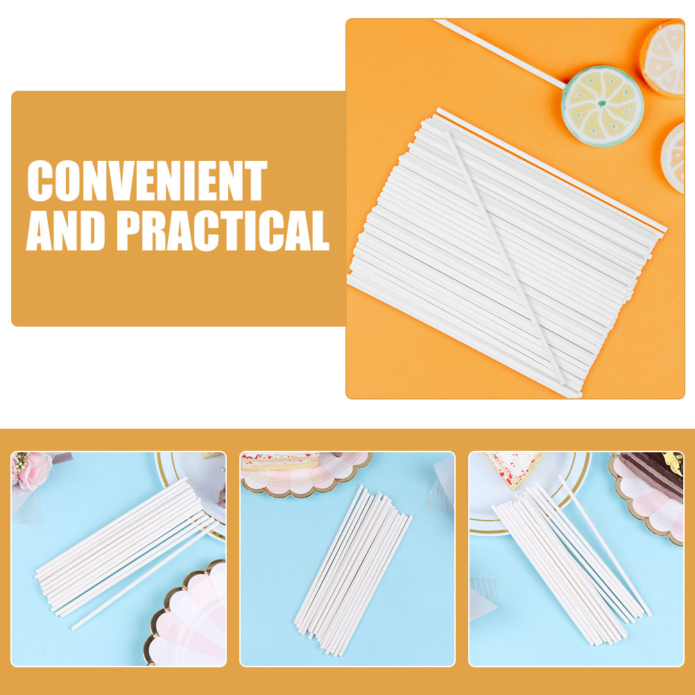 Paper Lollipop Sticks 300 Pack - Wedding Supply In Bulk recension och pris