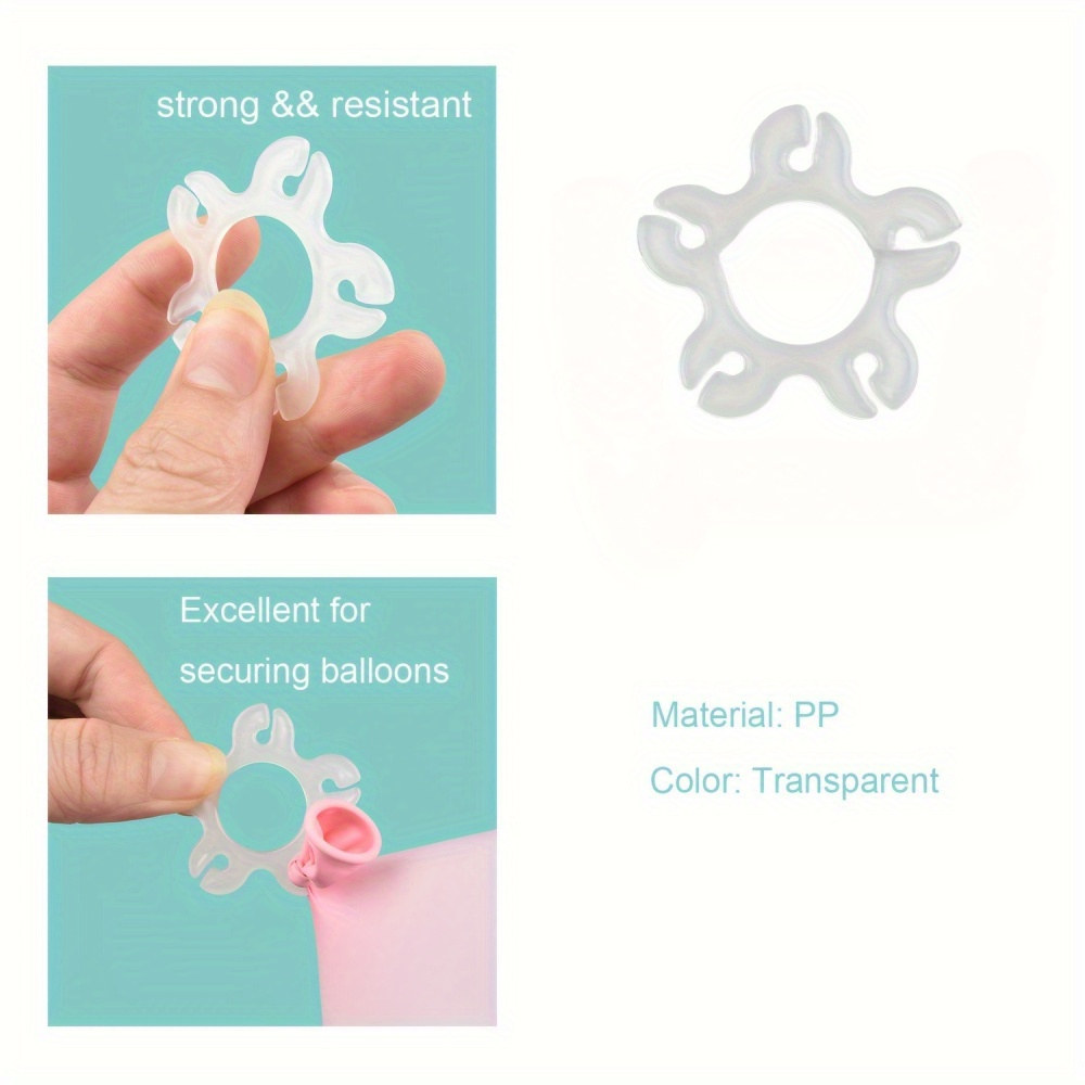 50Pcs Balloon Clips Plastic Ba - Wedding Balloon Arch recension och pris