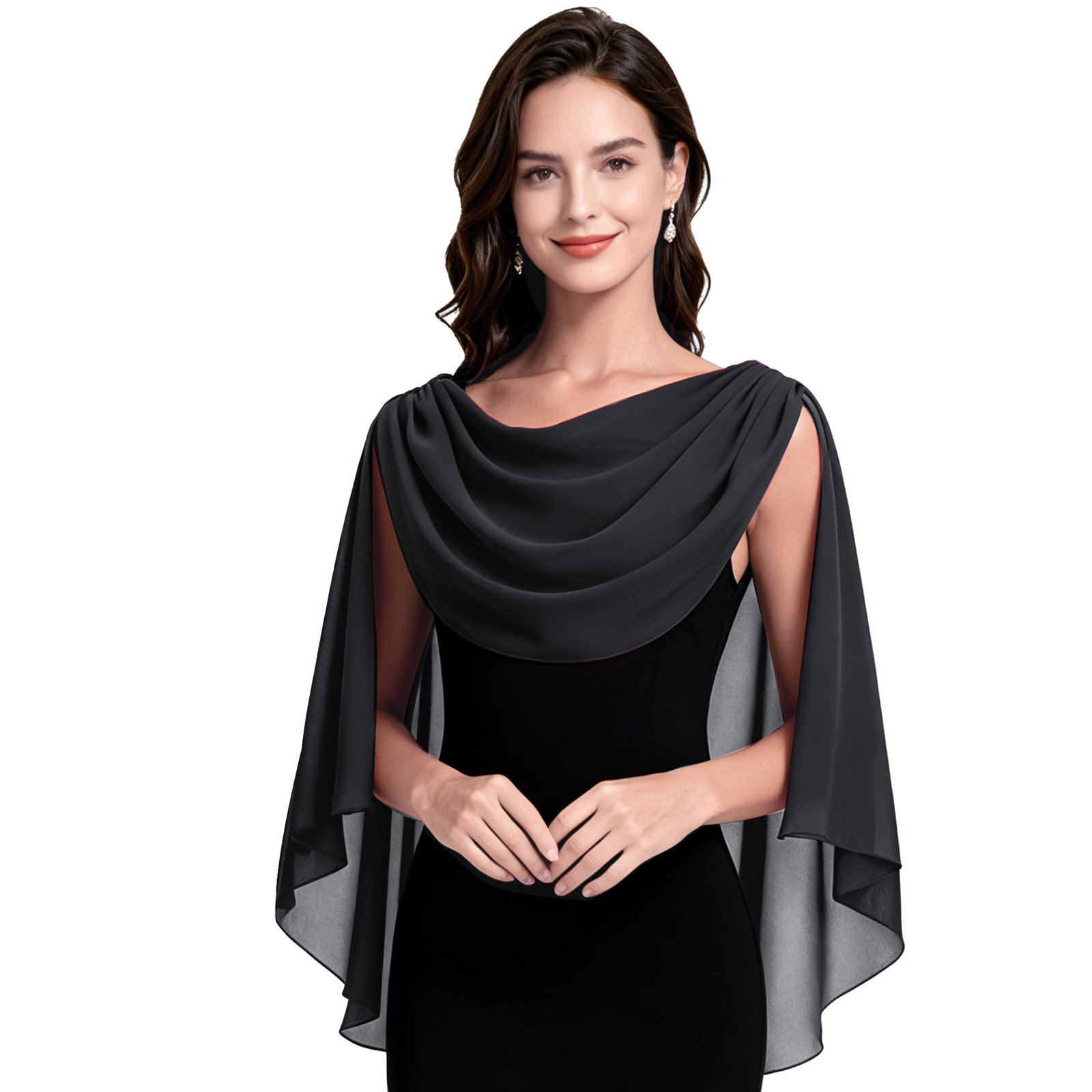 Cowl Neck Shawls Wraps for Wom - Wedding Dress Supply recension och pris