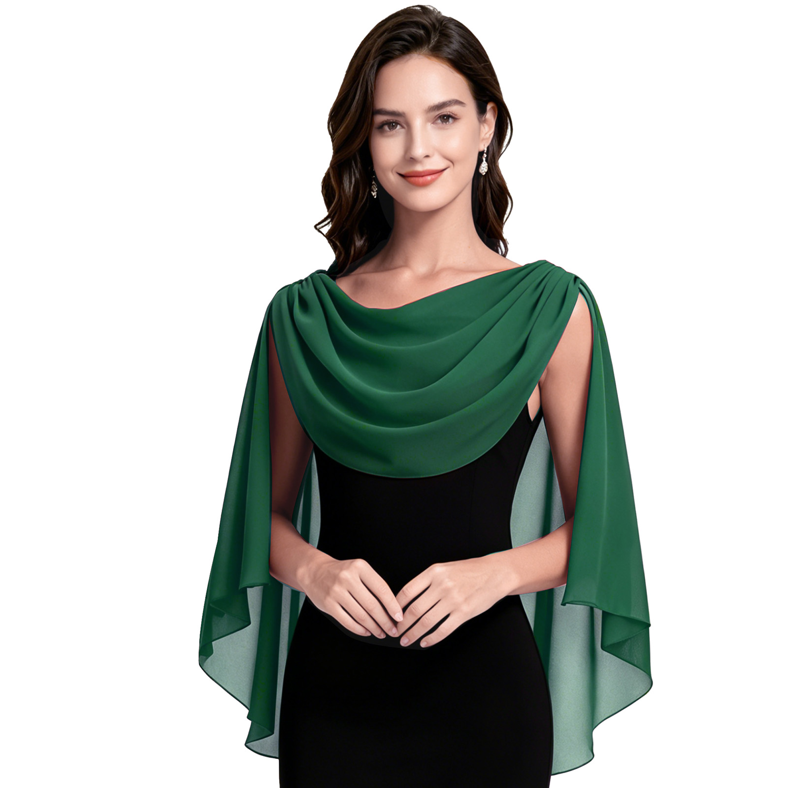 Cowl Neck Shawls Wraps for Wom - Wedding Dress Supply recension och pris