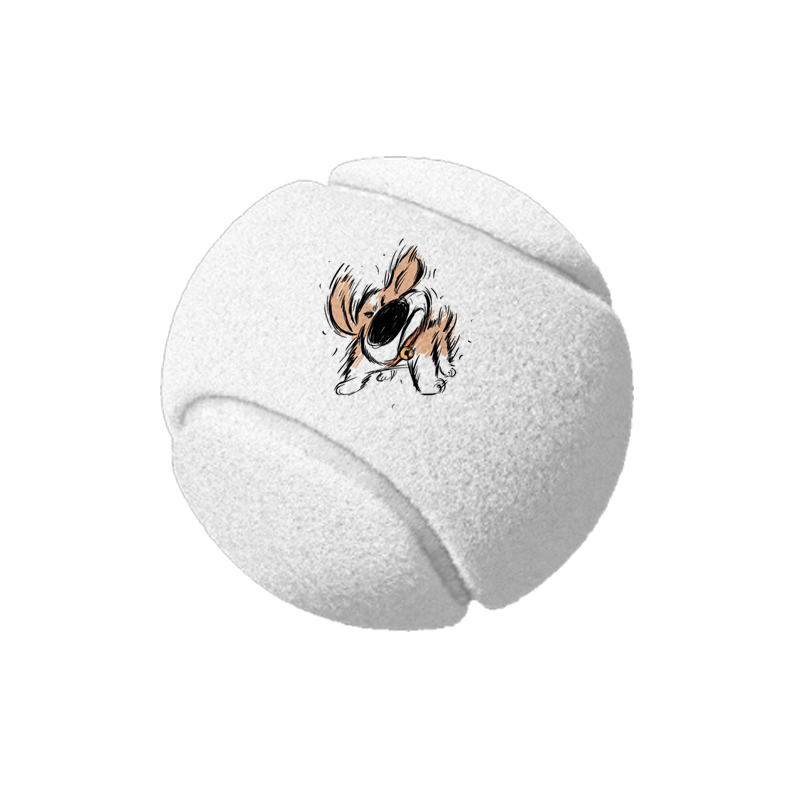 Custom Logo Printed Pet Tennis - Wedding Qq recension och pris
