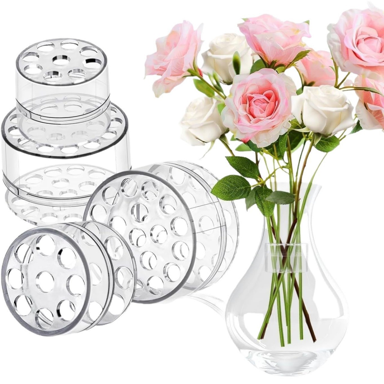 Spiral Ikebana Stem Holder for - Flower Girl Basket recension och pris