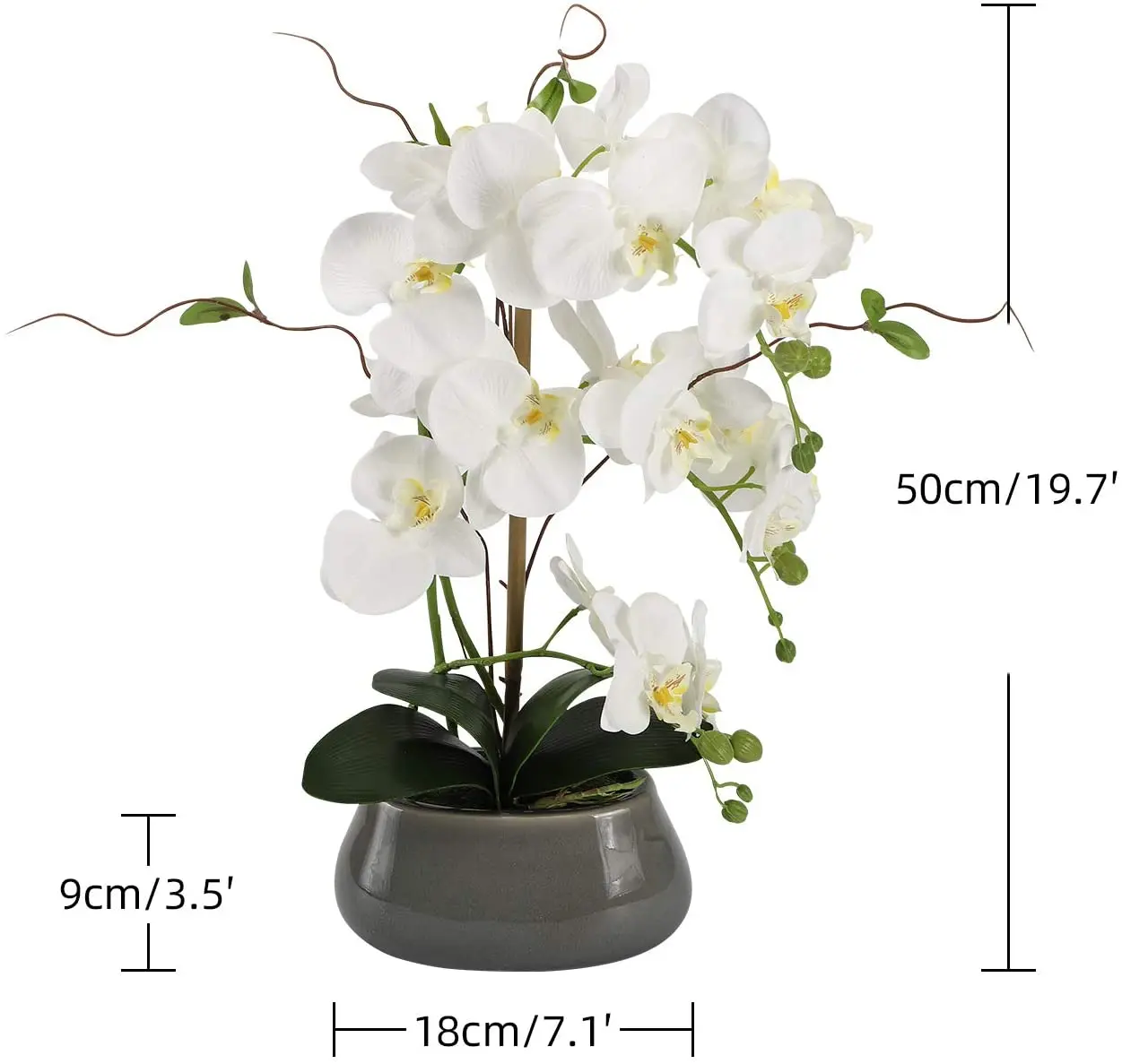 Artificial Orchid Flowers Cent - Flower Girl Basket recension och pris