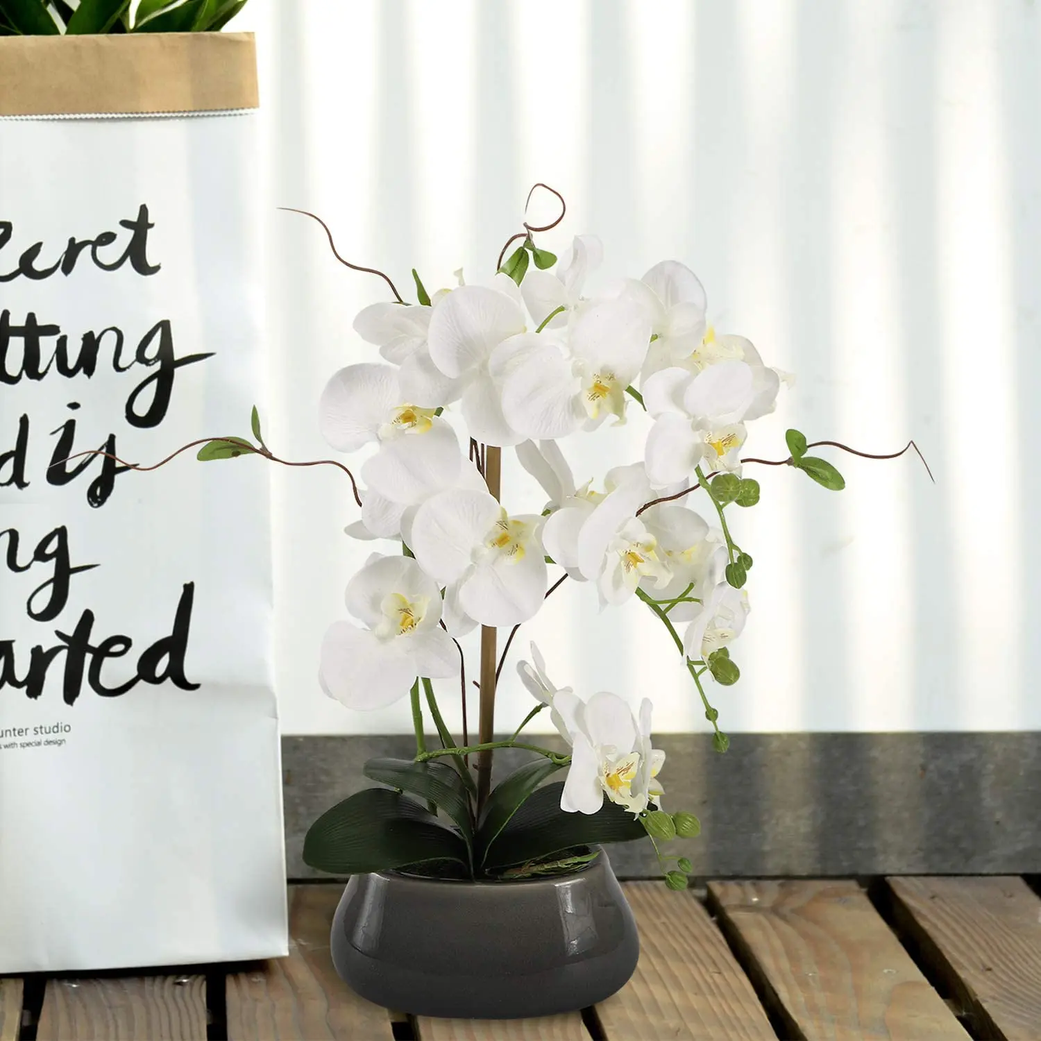 Artificial Orchid Flowers Cent - Flower Girl Basket recension och pris