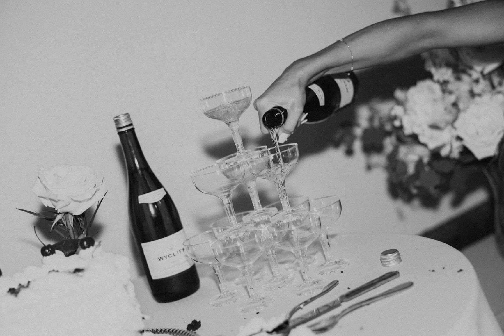 4-Tier Plastic Champagne Tower - Champagne Tower Set recension och pris