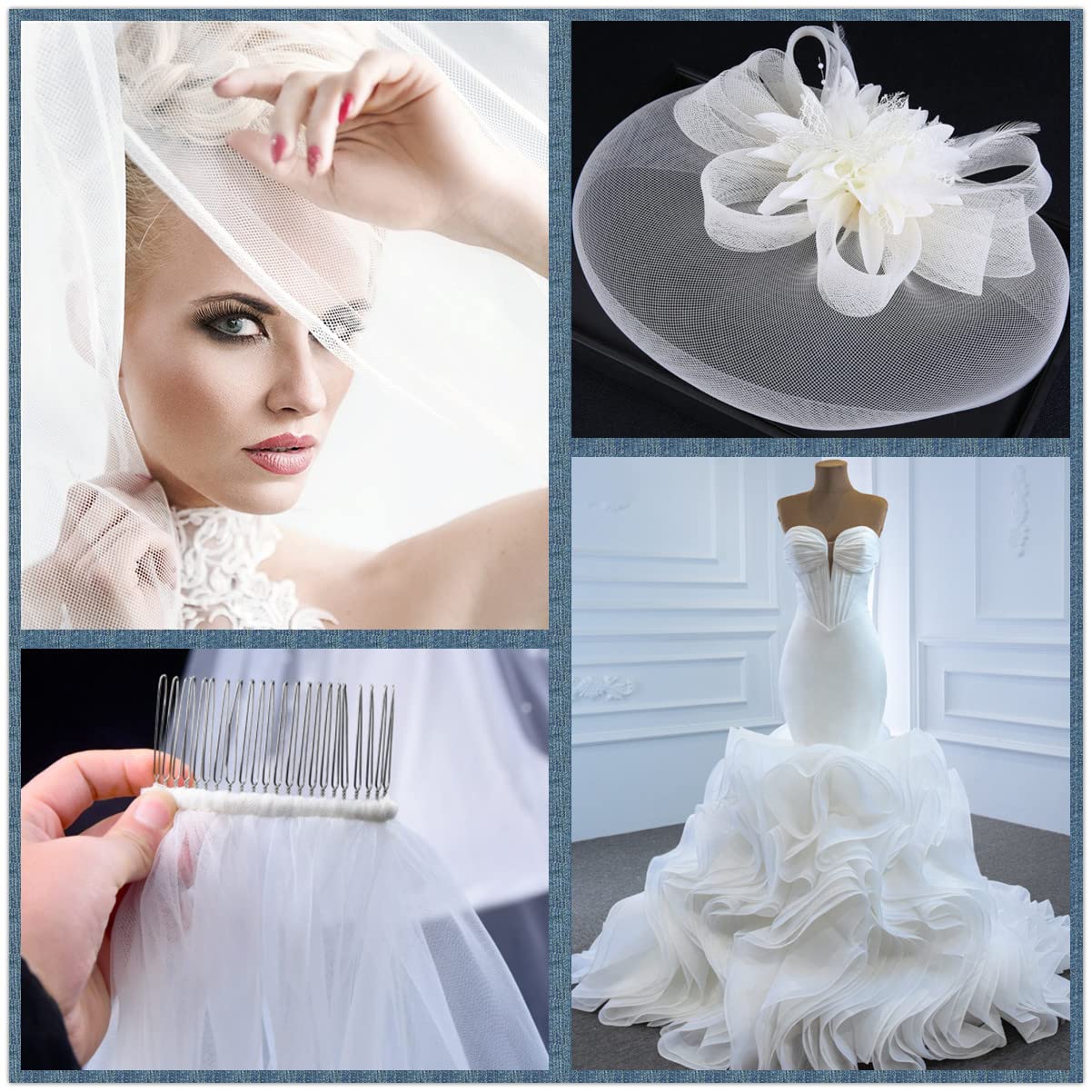 Stiff Polyester Horsehair Brai - Wedding Dress Supply recension och pris