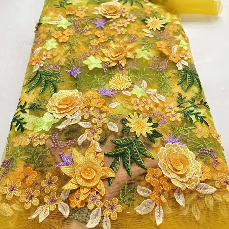 90x130cm 3D Floral Embroidered - Wedding Dress Supply recension och pris