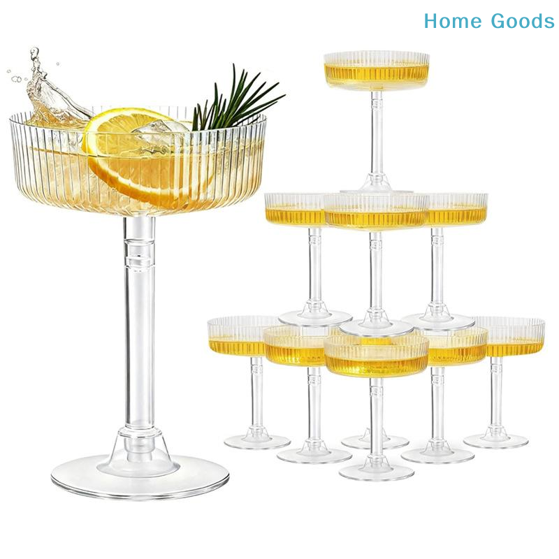 preferred10Pcs Reusable Clear  - Champagne Tower Set recension och pris