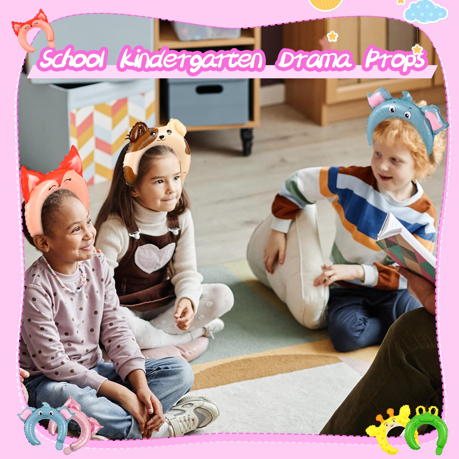24 Pcs Farm Zoo Animal Inflata - Wedding Zoo recension och pris