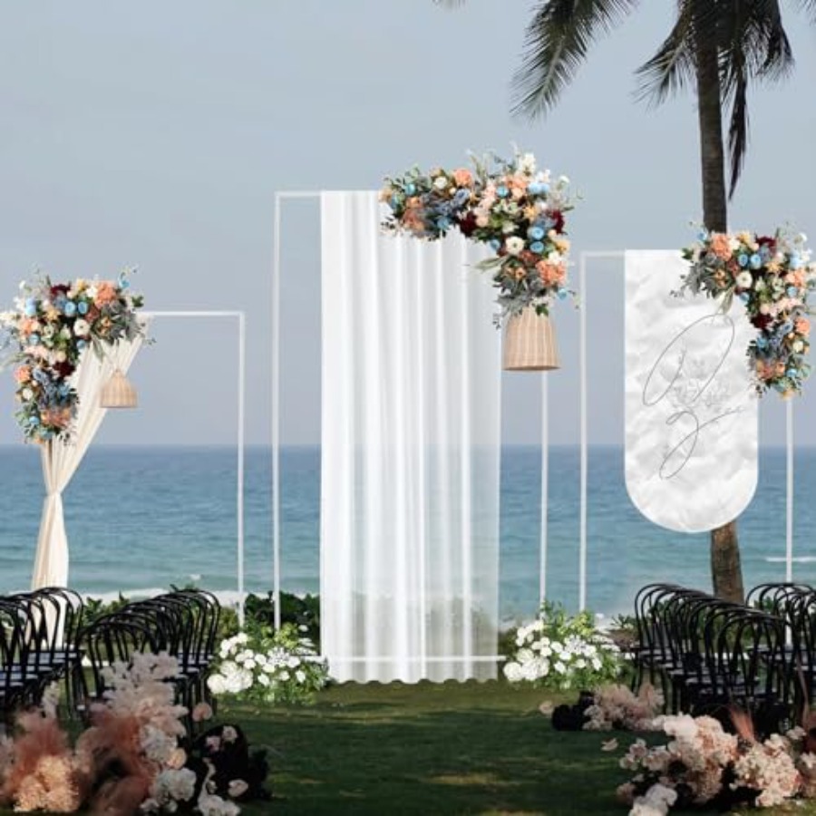 Set of 3 Wedding Arch Backdrop - Wedding Balloon Arch recension och pris