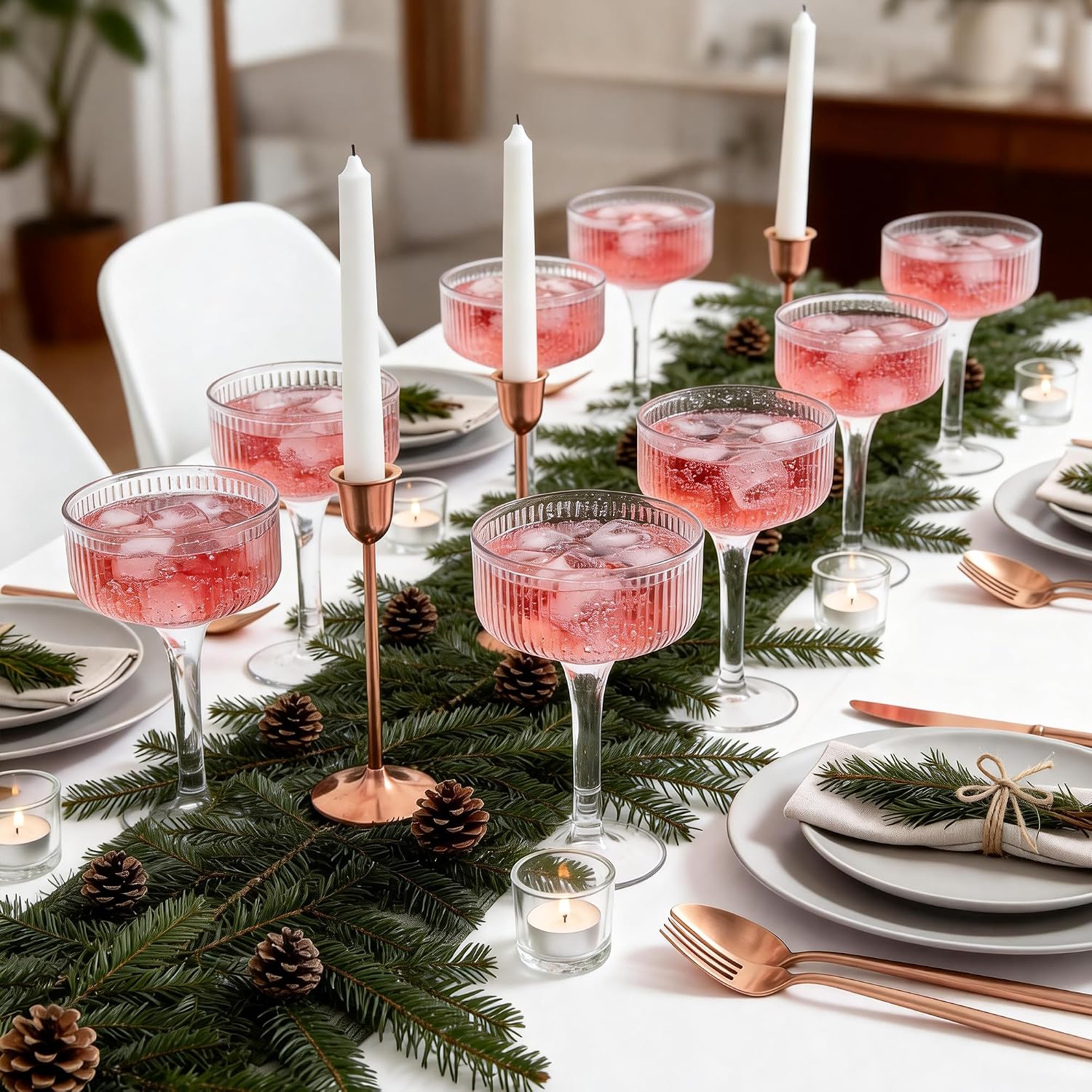 4-Tier 7oz Plastic Champagne F - Champagne Tower Set recension och pris