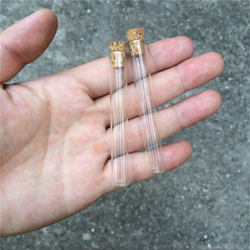 200pcs 10x75mm Transparent Gla - Wedding Zoo recension och pris
