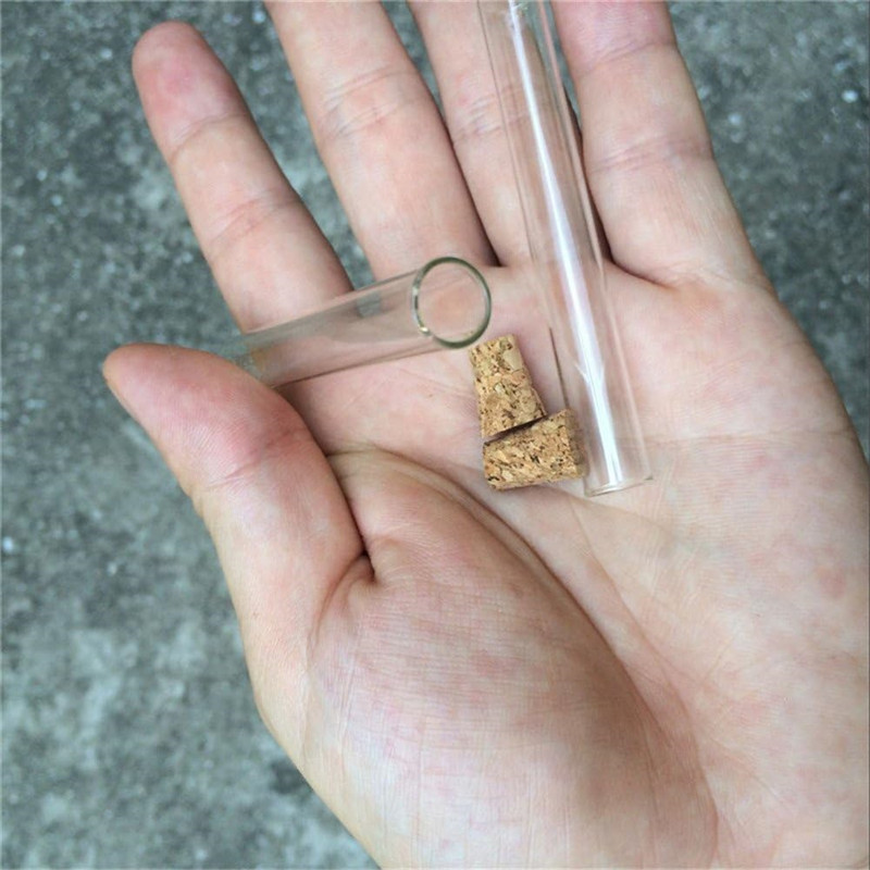 200pcs 10x75mm Transparent Gla - Wedding Zoo recension och pris