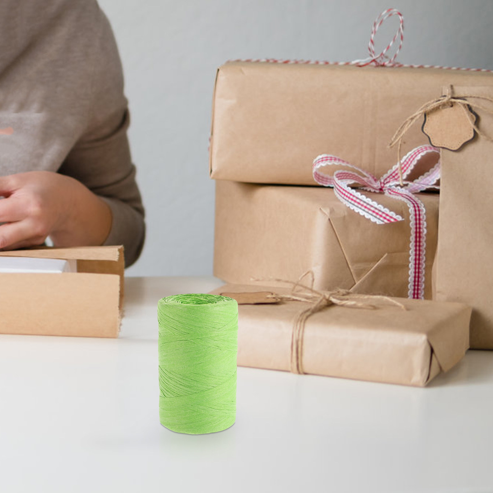 Raffia Paper Colored String Fl - Papercraft Supply Ribbon recension och pris