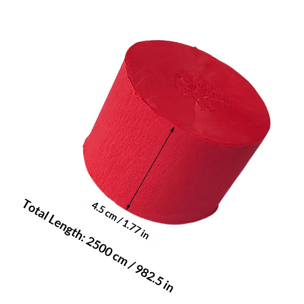 6 Rolls Crepe Paper Roll Multi - Wedding Supply In Bulk recension och pris