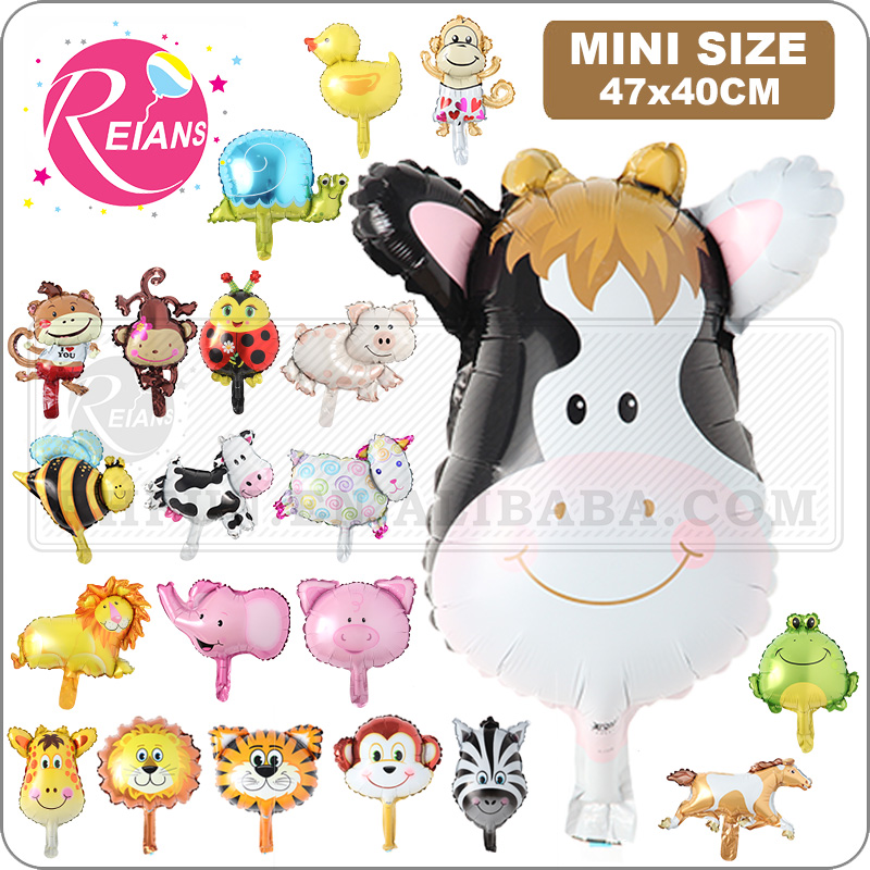Mini Animal Head Foil Balloon, - Wedding Zoo recension och pris