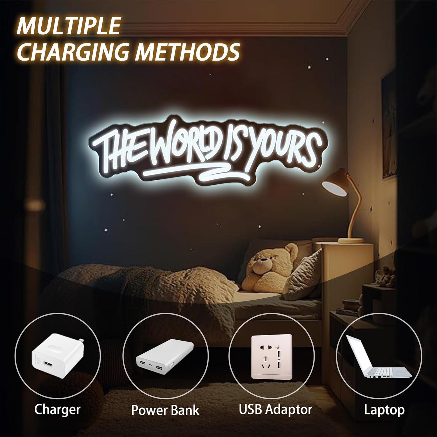 The World is Yours Neon Sign U - Wedding Led recension och pris