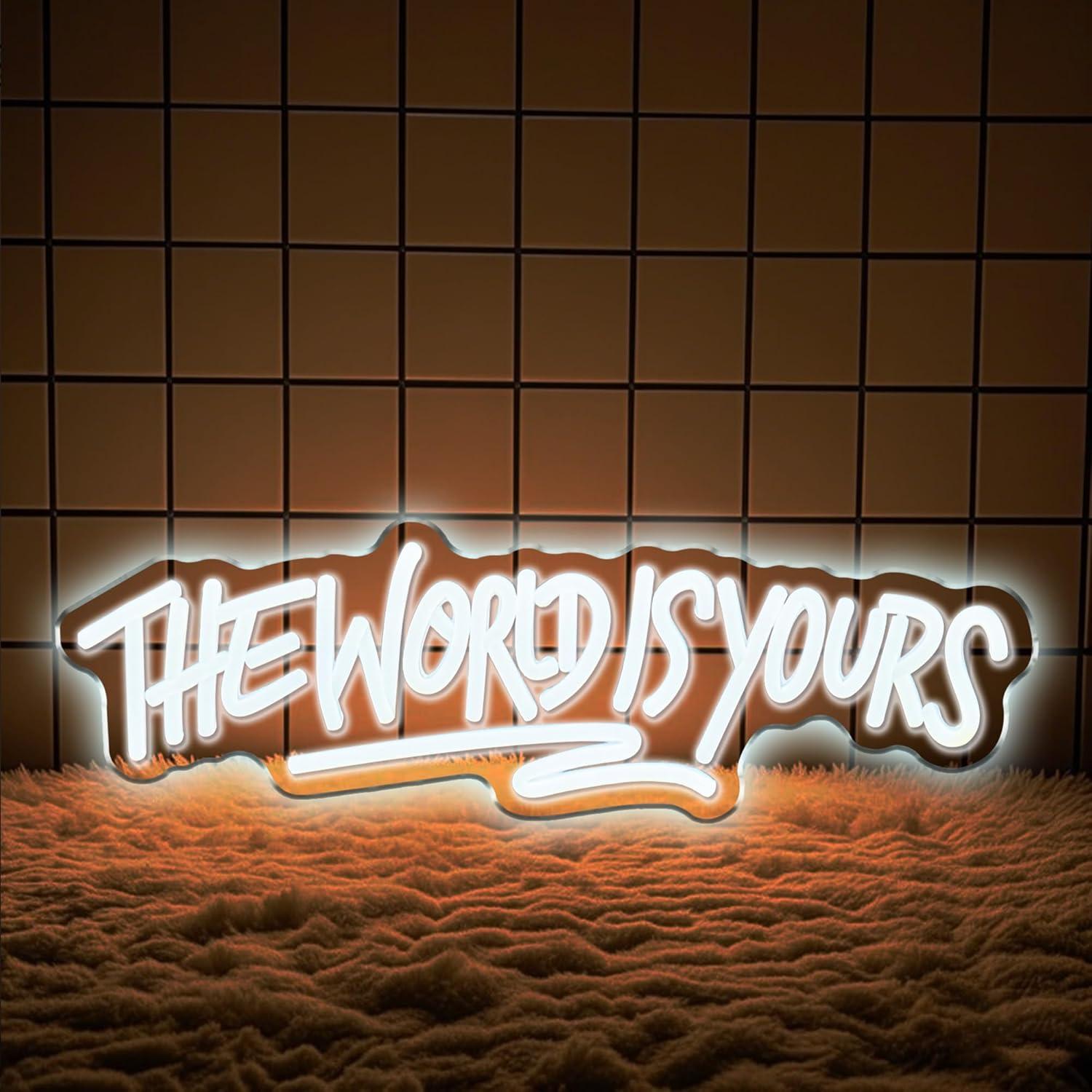 The World is Yours Neon Sign U - Wedding Led recension och pris