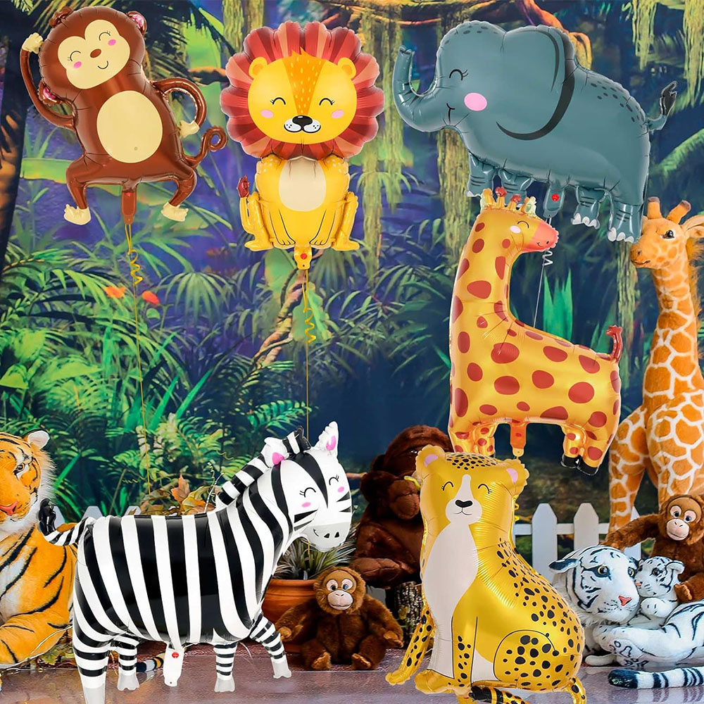 6 Pieces of Jungle Wild Animal - Wedding Zoo recension och pris