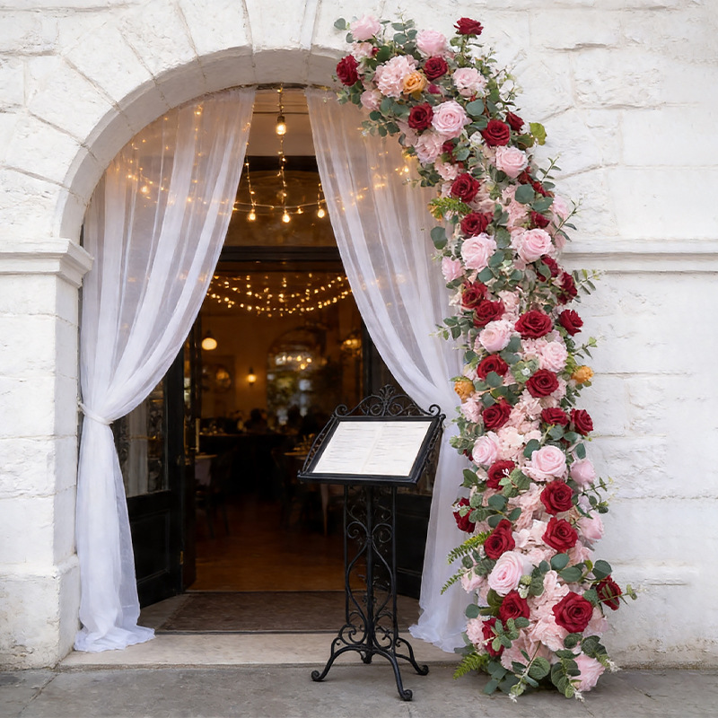 Wedding Waterfall Flower Row A - Wedding Arch Flower recension och pris