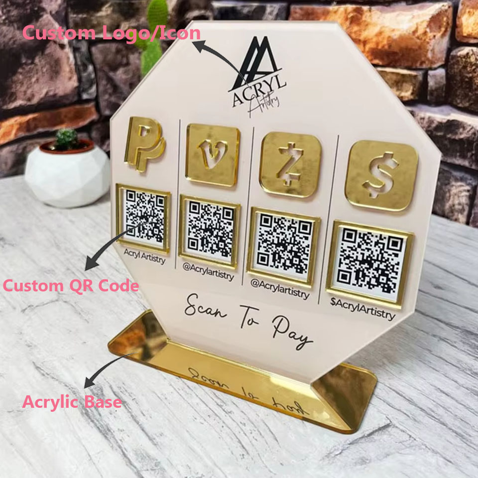 Personalized QR Code Acrylic S - Wedding Solution recension och pris