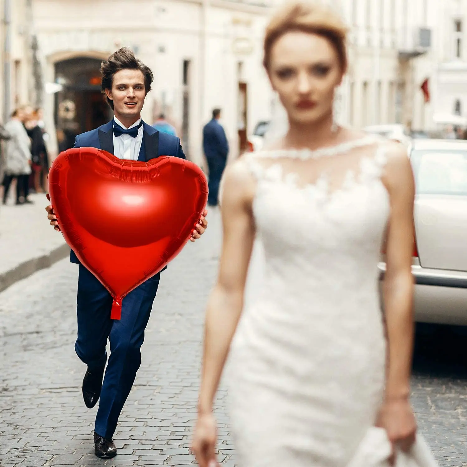1/2pcs 36 Inches Heart Balloon - Wedding Qq recension och pris