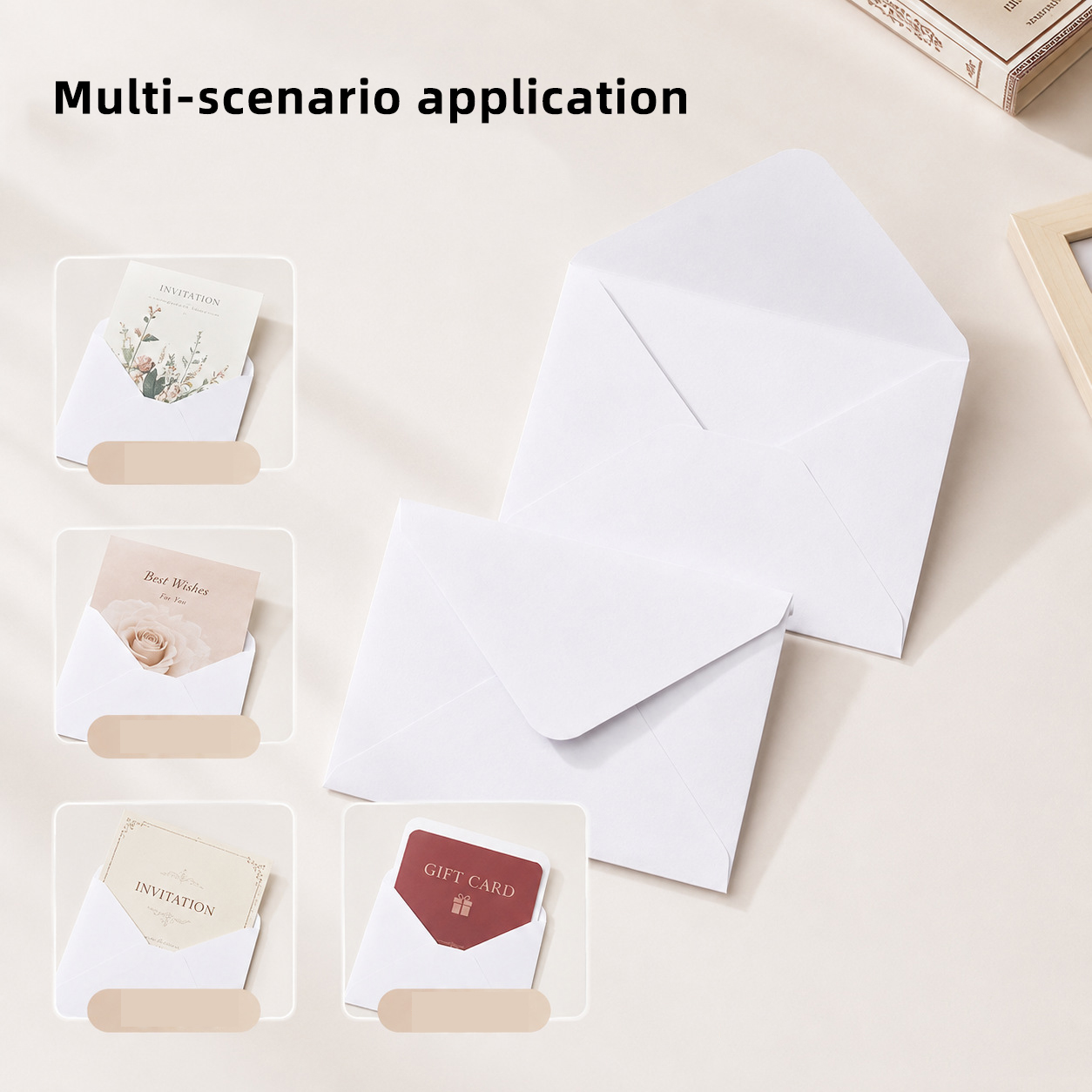 50pcs 150g Paper 18.4x13.3cm E - Wedding Supply Business recension och pris