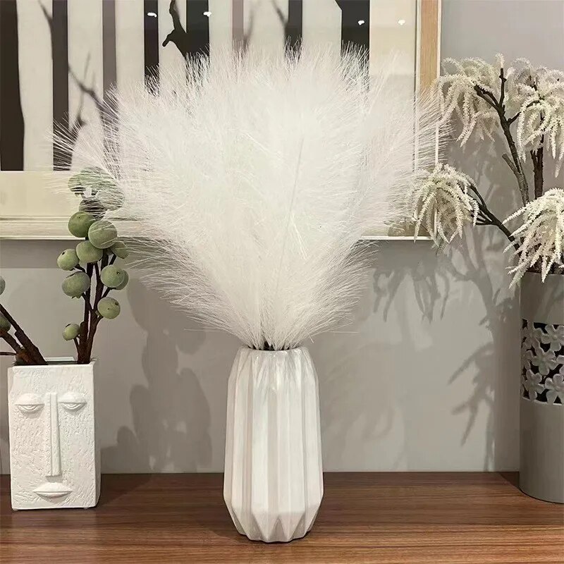 10PCS Artificial Pompous Grass - Flower Girl Basket recension och pris