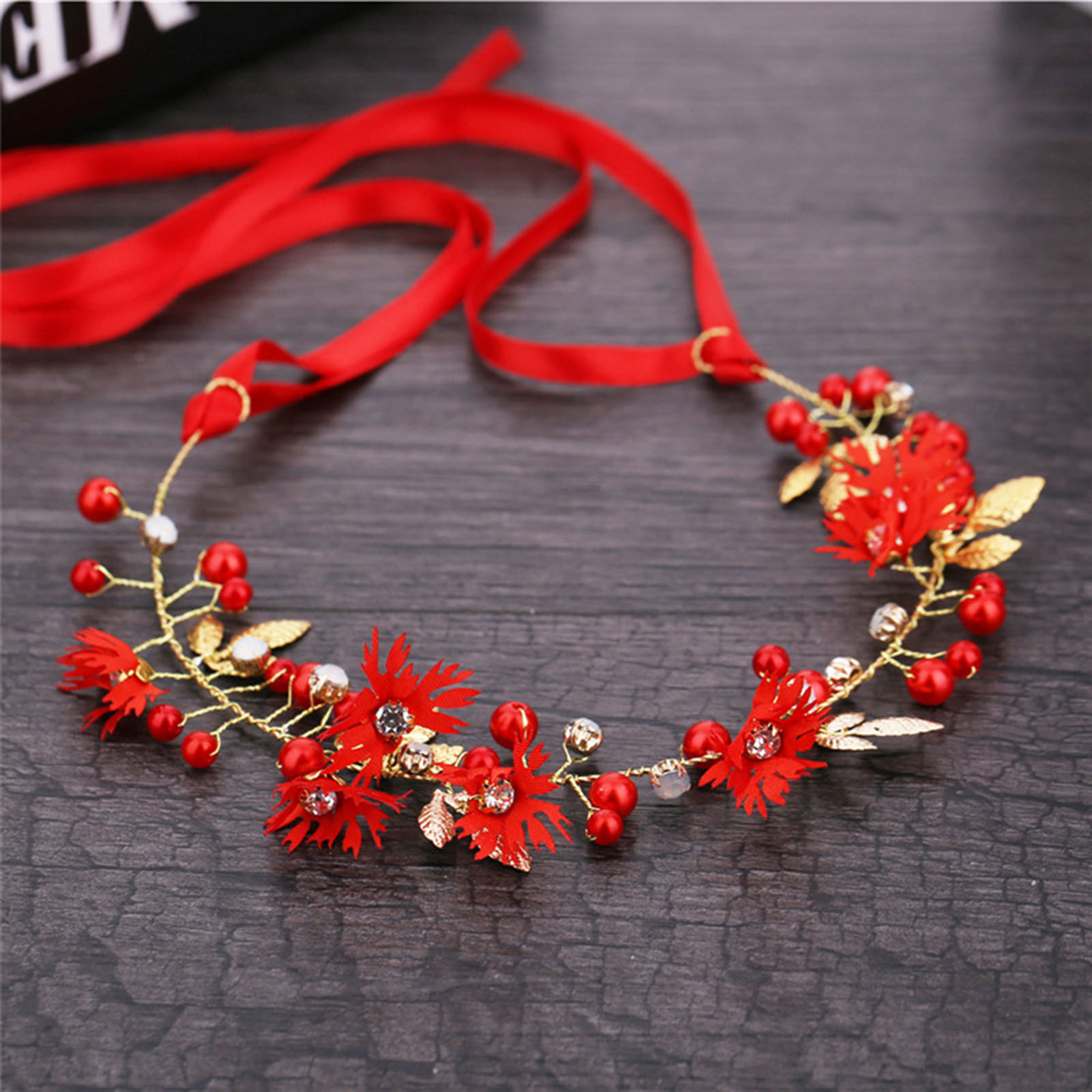 Elegant Girls Bridal Headband  - Wedding Arch Flower recension och pris